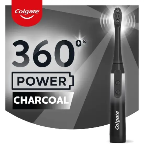 Colgate 360 Charcoal Battery Powered Toothbrush Soft - 1ct image {3}