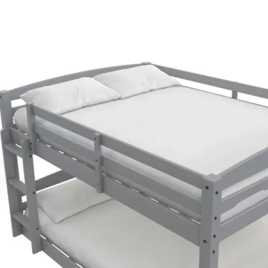 Full Over Full Alaina Floor Wood Bunk Bed - Room & Joy image {9}