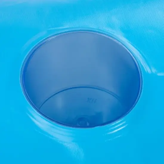 Intex 56299EP 145 x 125 x 20 Inch Splash N Chill Inflatable Lake and Pool Relaxation Island Lounger Seat for up to 7 Adults, Blue and White image {3}