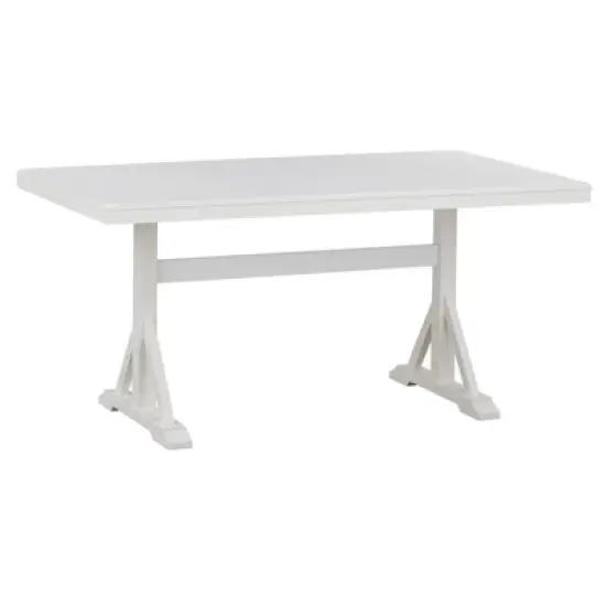 7pc Miller Rectangular Dining Set White - Lifestorey image {6}