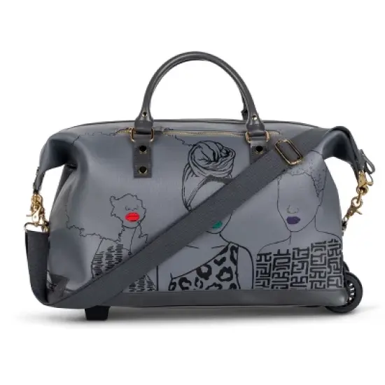 Pardon My Fro Weekender Travel Roller Bags image {3}