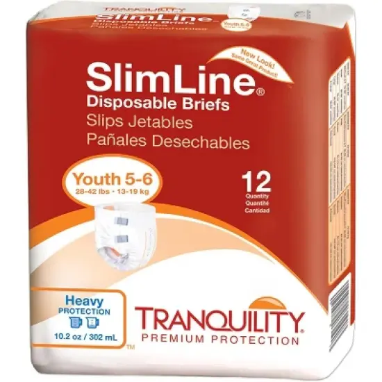 Tranquility Slimline Original Disposable Briefs, Multiple Sizes image {14}