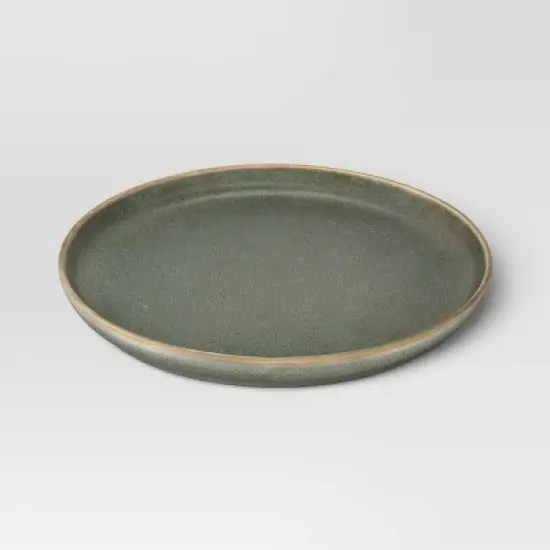 Stoneware Tilley Salad Plate Olive Green - Threshold&trade; image {2}