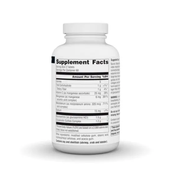 Glucosamine Chondroitin Extra Strength by Source Naturals, Inc.  -  120 Tablet image {1}