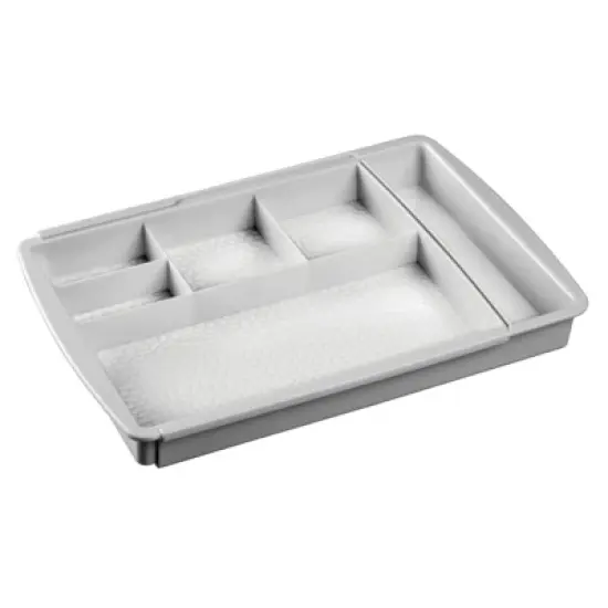 mDesign Expandable Makeup Organizer Tray for Bathroom Drawers image {7}