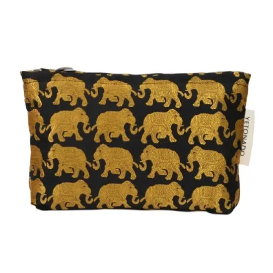 Unique Bargains Portable Elephant Handheld Makeup Bag 1 Pc image {5}
