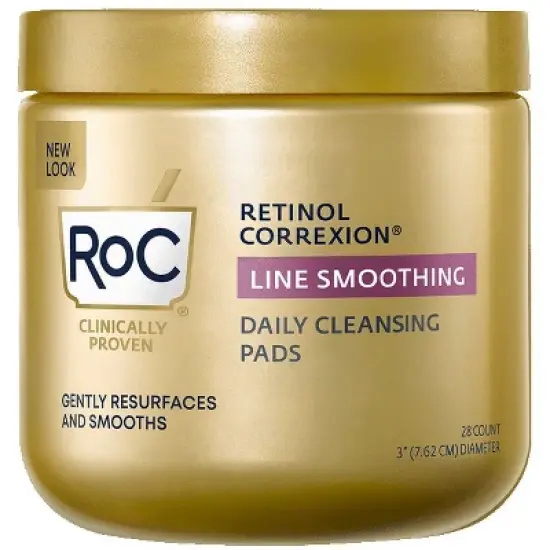 RoC - Line Smoothing, Daily Cleansing Pads, 28 Ct image {6}