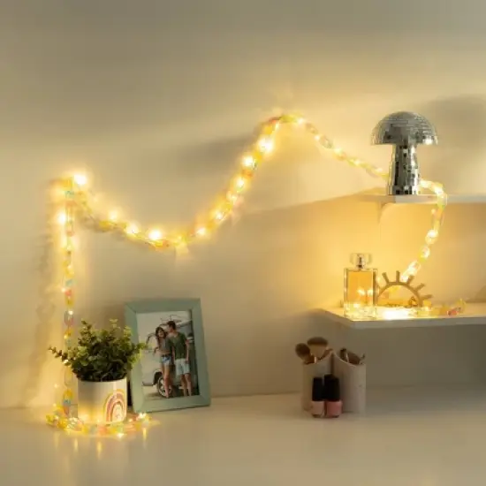 Prism Acrylic Chain Multi Color String Lights image {1}