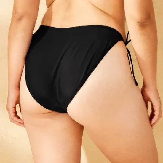 Women's Thin Strap Low-Rise High Leg Cheeky Bikini Bottom - Wild Fable&trade; image {4}