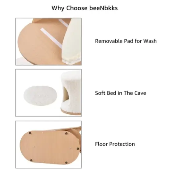 unipaws All-in-One Modern Cat Tree &ndash; Tall Tower with Condo, Scratching Post & Hammock Bed image {4}