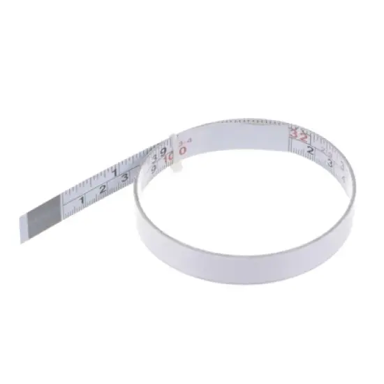 Unique Bargains Steel Left to Right Read Sticky Double Scale Tape Measure 40 Inch/1M image {6}