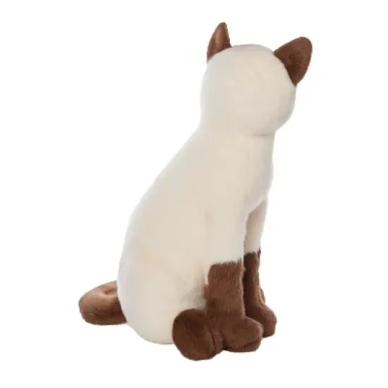 Manhattan Toy Imaginaries Siamese Cat 13.5" Children's Picture Book Stuffed Animal Companion image {4}