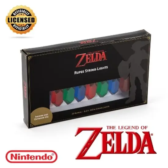 The Legend of Zelda Rupee String Lights image {1}