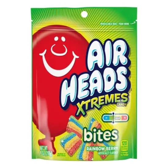 Airheads Xtreme Rainbow Berry Bites Chewy Candy - 9oz image {3}
