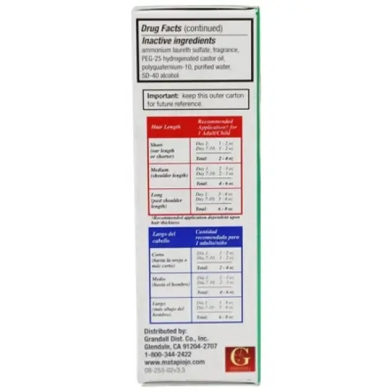 Mata Piojos Medicated Shampoo - 2 fl oz image {2}