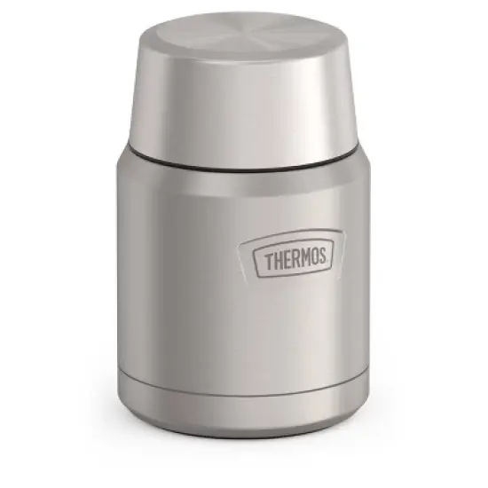 Thermos Icon 16oz Stainless Steel Food Storage Jar with Spoon image {2}