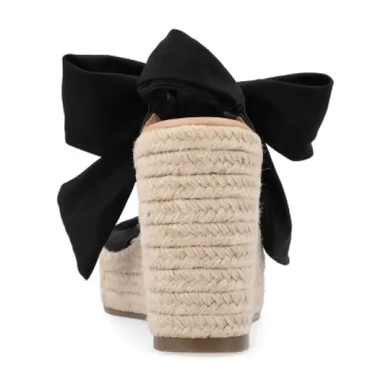 Journee Collection Womens Surria Tru Comfort Foam Espadrille Platform Wedge Sandals image {2}