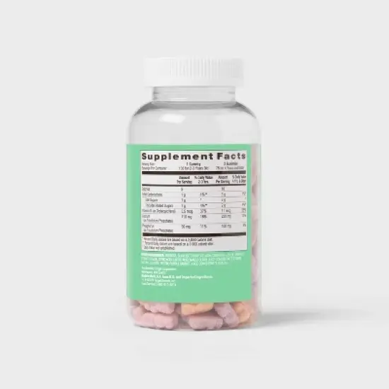 Kids' Calcium + Vitamin D3 Gummies - Black Cherry, Orange & Strawberry - 150ct - up&up&trade; image {2}