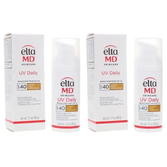 EltaMD UV Daily Broad Spectrum SPF 40 Tinted Face Sunscreen 1.7 oz 2 Pack image {6}