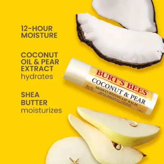 Burt's Bees Coconut and Pear Lip Balm - 0.15oz image {2}