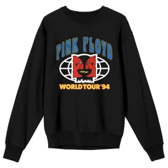 Pink Floyd Heads Men's Black Long Sleeve Sweatshirt image {6}