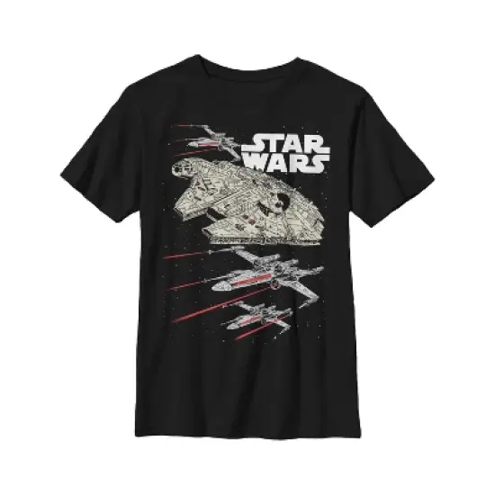 Boy's Star Wars Starship Battle T-Shirt image {3}