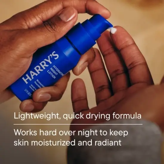 Harry's Hydrating Night Lotion for Men with Chamomile and Palo Santo - 1.7 fl oz image {4}