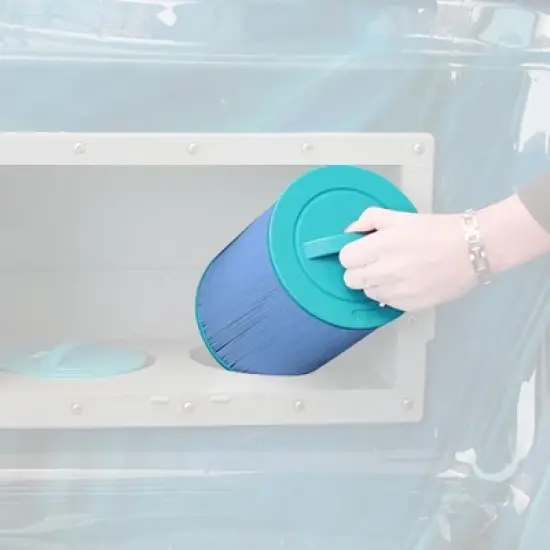 Hurricane 2 Pack HF4335-1M Elite Aseptic Spa Filter Cartridge for PRB35-IN, Unicel C-4335, Filbur FC2385, Series IV DFM, DFML, Waterway 35 in-Line image {4}