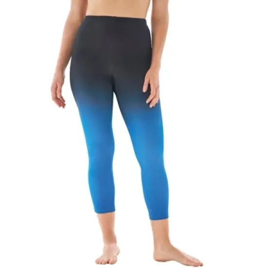 Swim 365 Women&rsquo;s Plus Size Power-Mesh Swim Capri image {4}