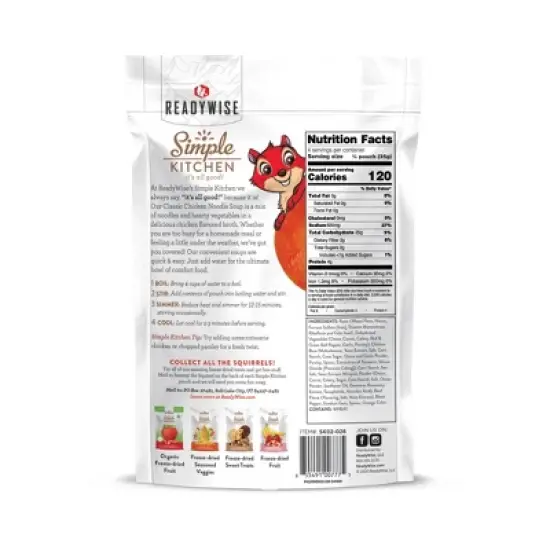 ReadyWise Simple Kitchen Classic Chicken Noodle Soup - 29.4oz/6ct image {2}