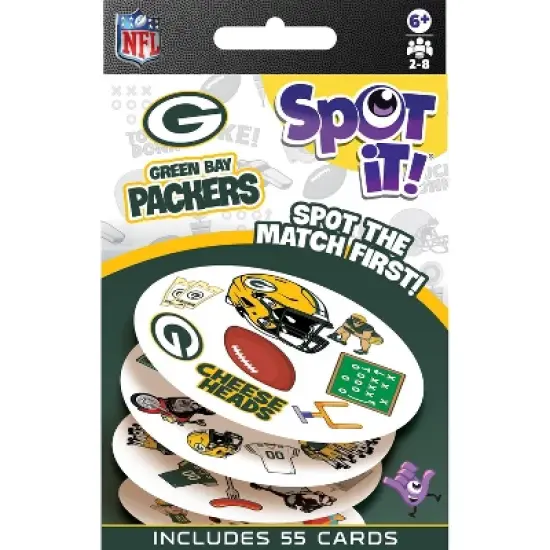 MasterPieces Officially Licensed NFL Green Bay Packers Spot It Game for Kids and Adults image {3}