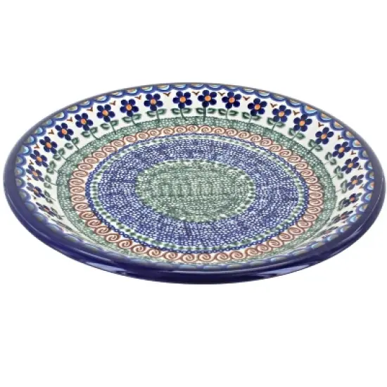Blue Rose Polish Pottery Vena Dinner Plate image {5}