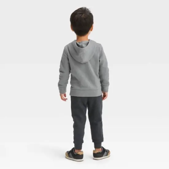 Toddler Boys' Halloween Hooded Top and Jogger Pants Set - Cat & Jack&trade; Gray image {1}