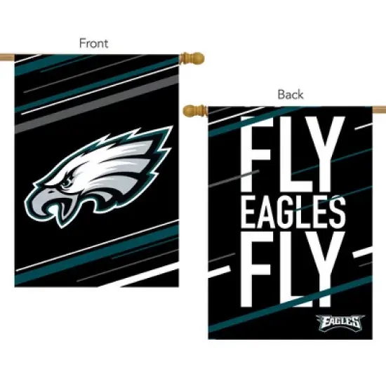 Briarwood Lane Philadelphia Eagles Slogan House Flag NFL Licensed image {1}