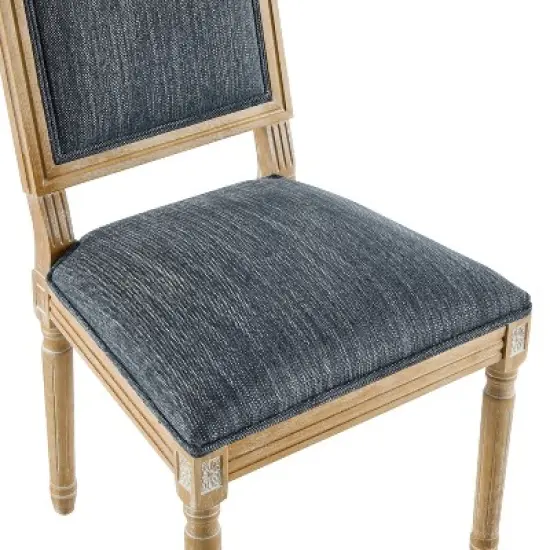 Christopher Knight Home Carina French Country Rubberwood Upholstered Dining Chair (Set of 4) image {6}