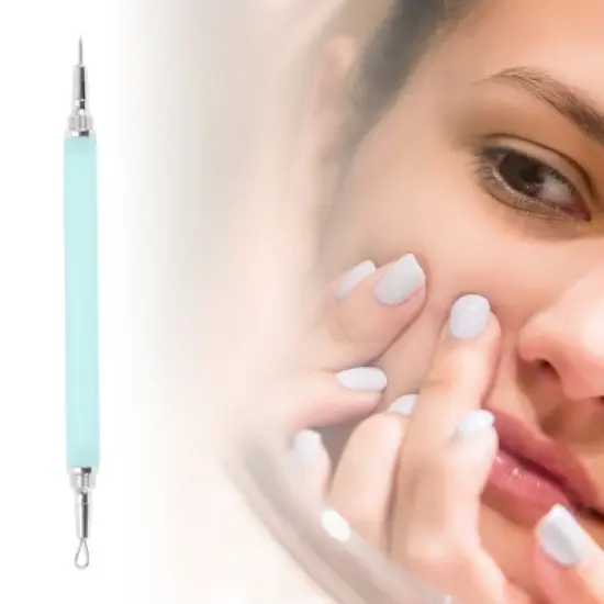 Unique Bargains Dual-Ended Pimple Extractor 7.08" 1 Pc image {3}