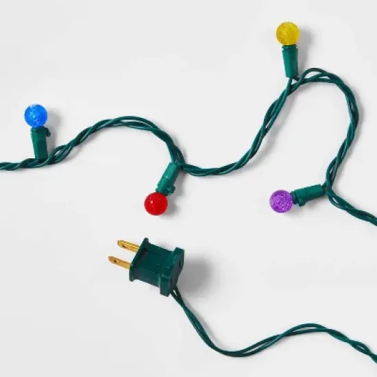 150ct LED Faceted Sphere Christmas String Lights Spool with Green Wire - Wondershop&trade; image {4}