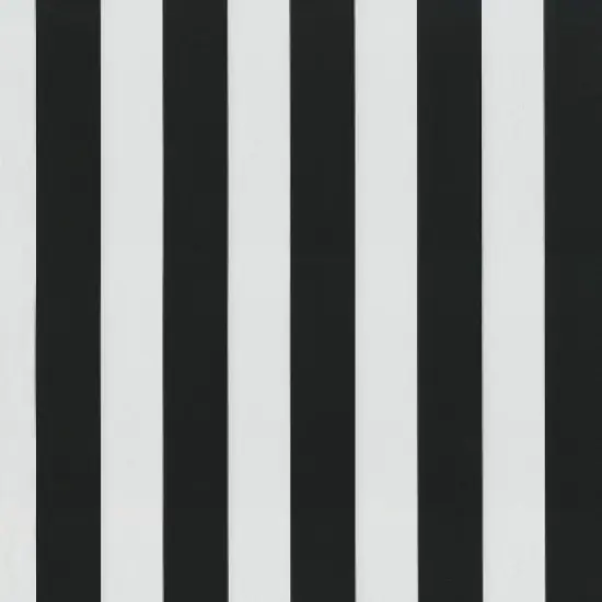 25" Cabana Stripe Floor Pillow Black - Pillow Perfect image {3}