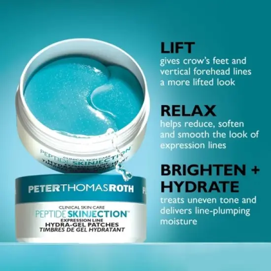 PETER THOMAS ROTH Peptide Skinjection Expression Line Hydra-Gel Patches - 60ct - Ulta Beauty image {3}