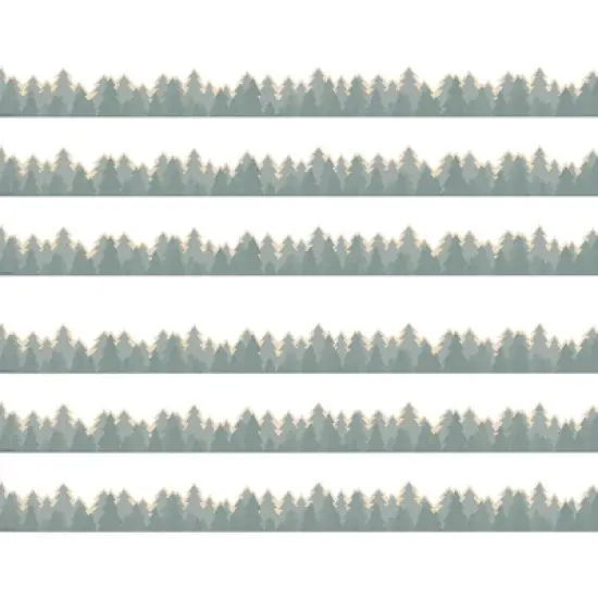 Teacher Created Resources&reg; Moving Mountains Road Trip Trees Die-Cut Border Trim, 35 Feet Per Pack, 6 Packs image {4}