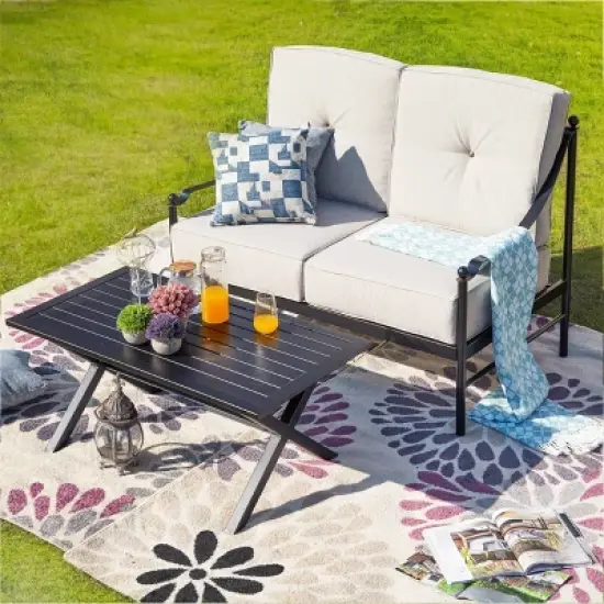 2pc Outdoor Conversation Set -  Patio Festival
 image {15}