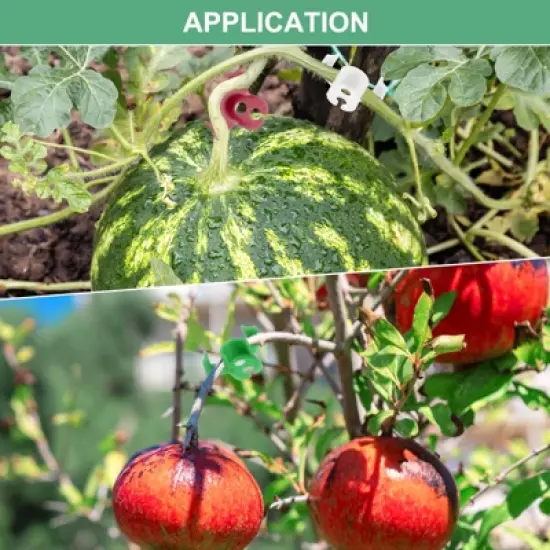 Unique Bargains Plastic Durable Adjustable Lightweight Plant Clips image {4}