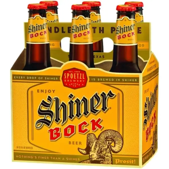 Shiner Bock Beer - 6pk/12 fl oz Bottles image {9}