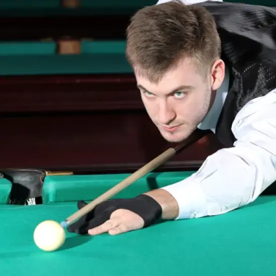 Unique Bargains Polyester Breathable Smooth Touch 3 Fingers Pool Gloves 2 Pcs image {4}