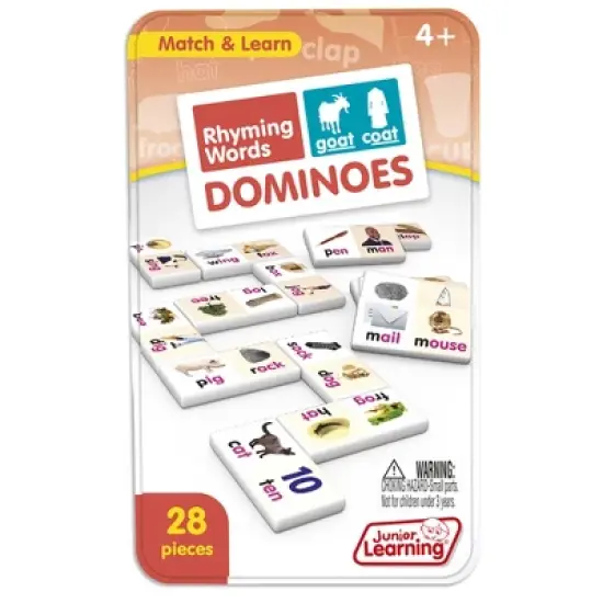Junior Learning Rhyming Words Dominoes, 2 Sets image {1}