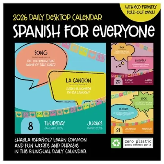 TF Publishing 8.75"x5.5" 2026 Spanish Words Daily Desktop Calendar image {5}