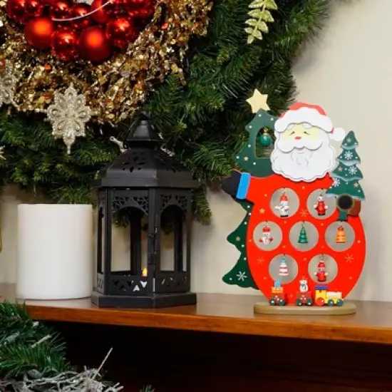 Northlight Santa Claus Cut-Out Ornament Holder Christmas Decoration - 10.25" image {2}