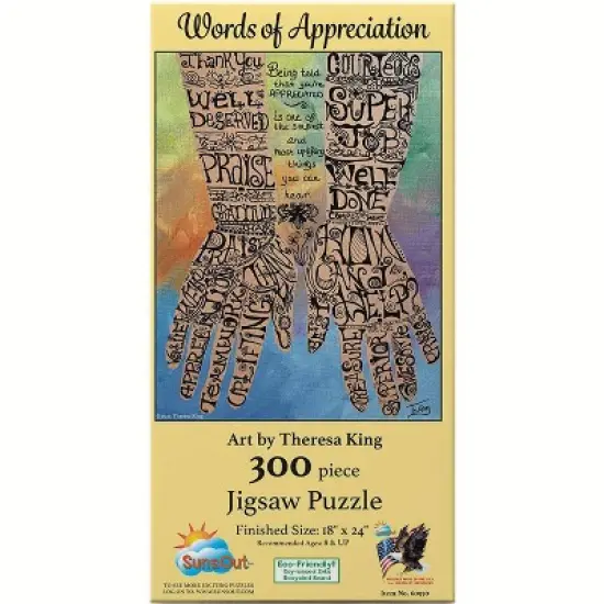 Sunsout Words of Appreciation 300 pc Jigsaw Puzzle 60950 image {2}