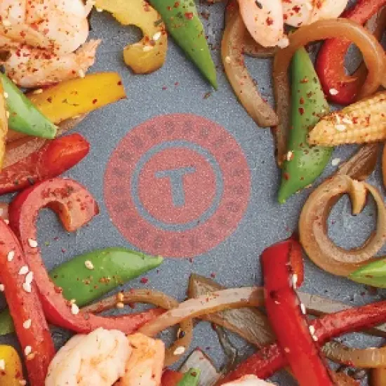 T-fal 5qt Jumbo Cooker, Unlimited Platinum Nonstick Cookware Black: Saute Pan, Tempered Glass Lid, Riveted Handle, Dishwasher-Safe image {5}