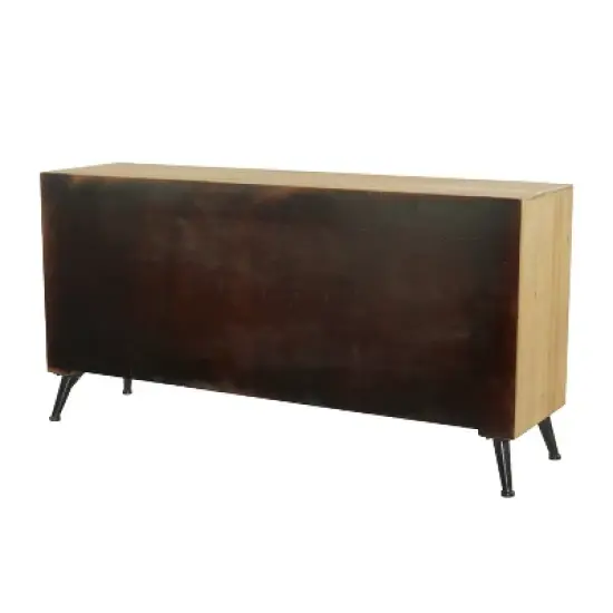 Modern Wood Sideboard Buffet Light Brown - Olivia & May image {3}